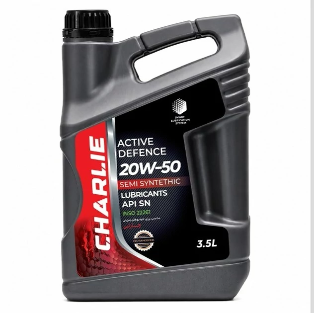 روغن موتور چارلی 20w50 SN حجم 3.5 لیتری
