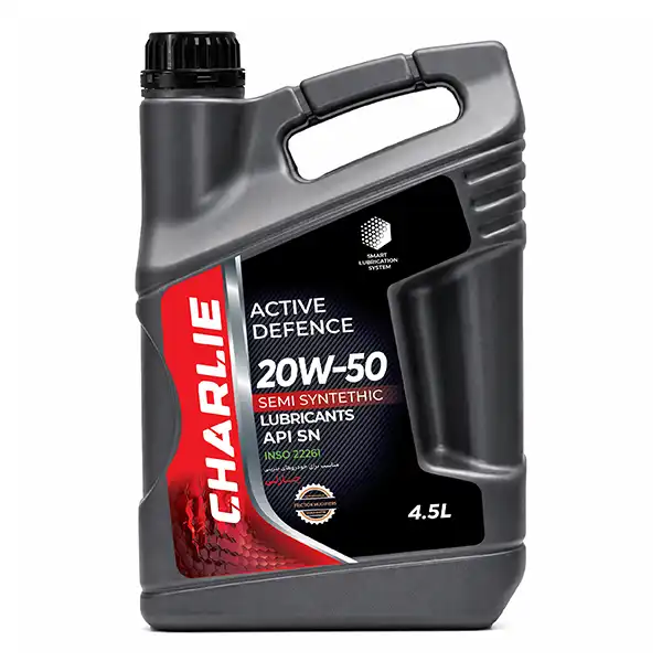 روغن موتور چارلی 20w50 SN حجم 4.5 لیتری