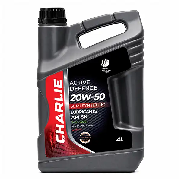 روغن موتور چارلی 20w50 SN حجم 4 لیتری
