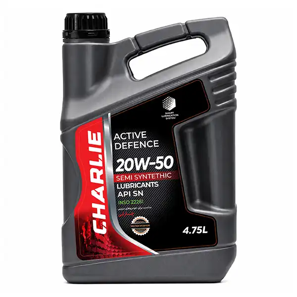 روغن موتور چارلی 20w50 SN حجم 4.75 لیتری