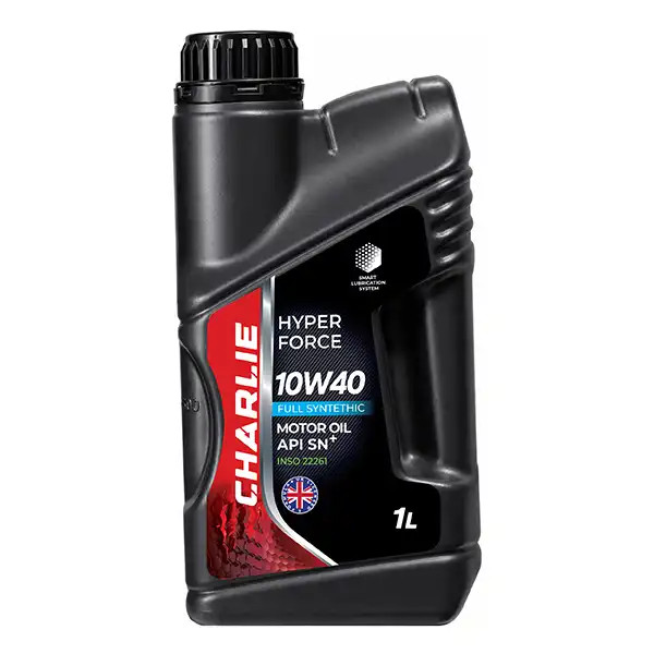 روغن موتور خودرو فول سنتتیک چارلی 1 لیتر – HYPER FORCE 10W40 API SN+ 1L